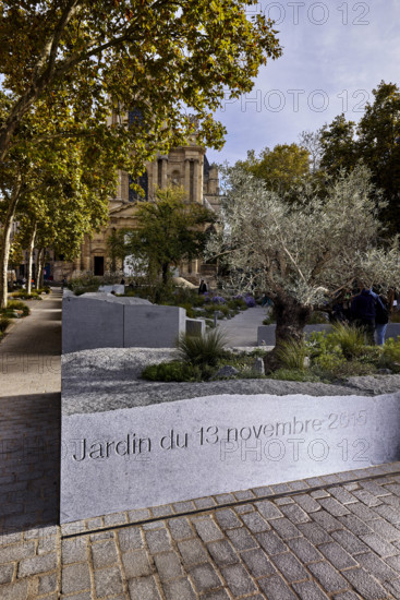 Jardin du 13 Novembre 2015 à Paris