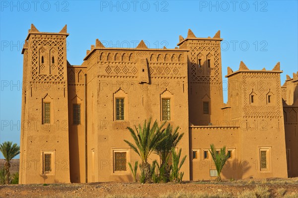 Towers and walls with ornamental decorations