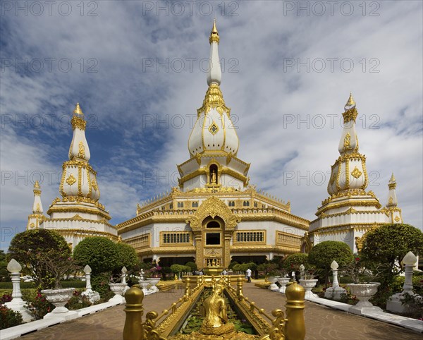 Gilded 101m high Phra Maha Chedi Chai Mongkhon Pagoda