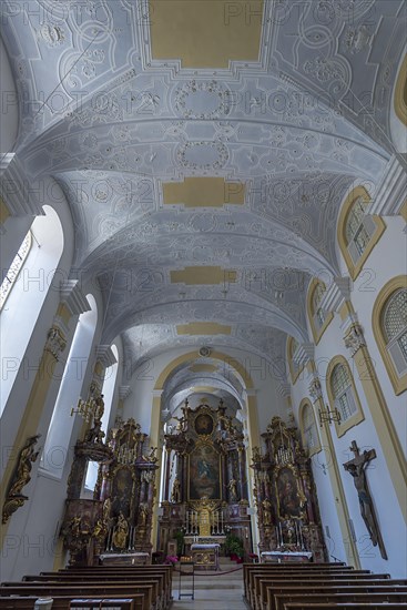 Interior of the institute church of the hl. Trinity