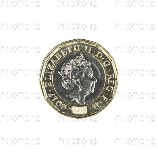 British one pound sterling coin