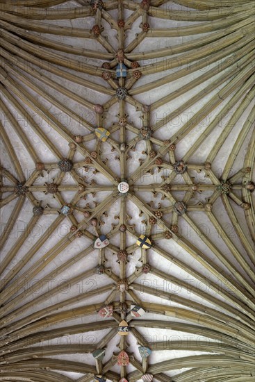 Decoration of the ceiling in the cloister