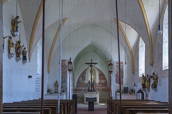 Interior of the Catholic Filial Church of the Nativity of Mary