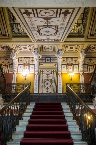 Staircase in the Achilleion palace