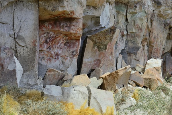 Cave paintings in the Cave of Hands