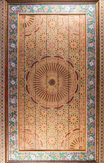 Ceiling with Arabic ornamentation