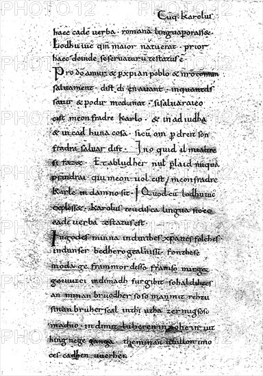 The Strasbourg oaths