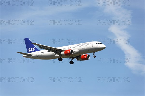 Scandinavian Airbus A320 passenger aircraft