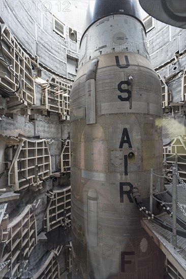 Intercontinental missile at the Titan Missile Museum