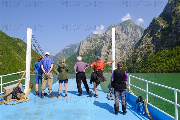 Ferry to Koman Reservoir