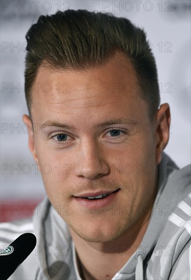 Press conference with goalkeeper Marc-Andre ter Stegen (FC Barcelona) in front of the friendly match against Spain