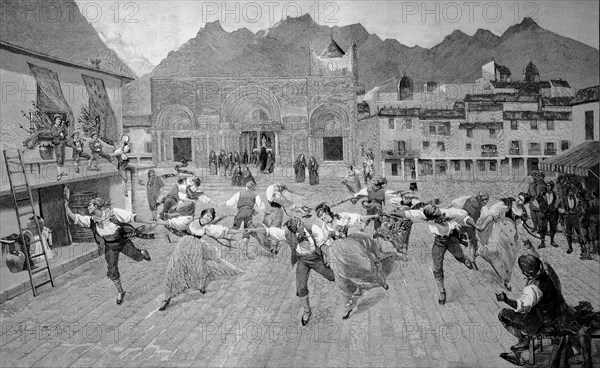 The farandole is an open-chain community dance popular in Provence