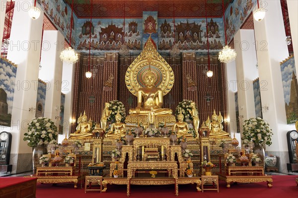 Altar with Buddha statue