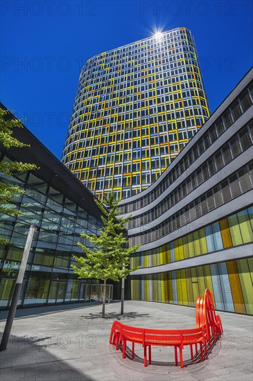 ADAC building with artwork