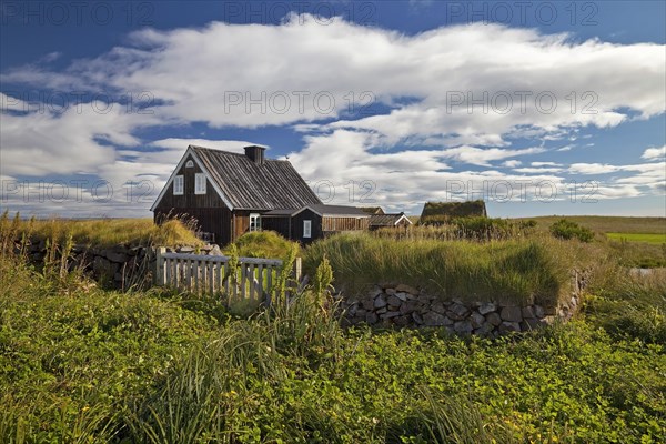 Wooden house in the countryside