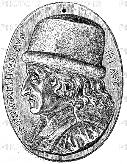 Portrait medallion of Emperor Frederick III.