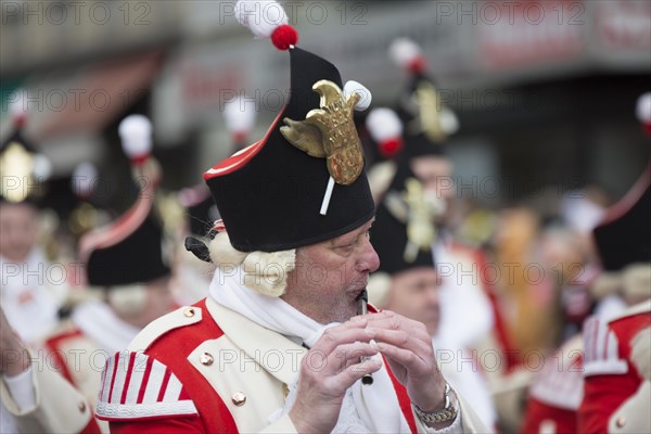 Carnival group with flutes