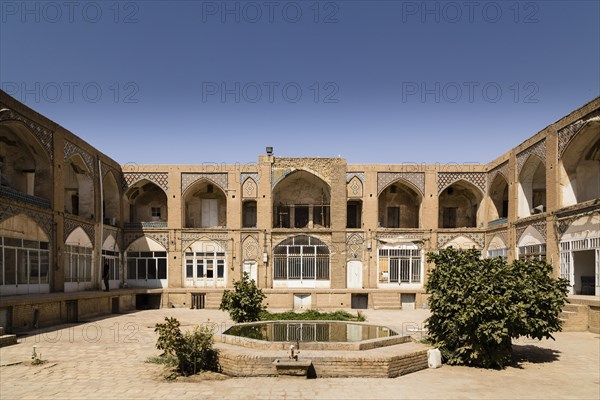 One of the caravanserais in the Historic Bazaar of Kashan