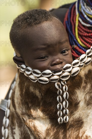 Toddler in goatskin