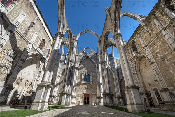 Destroyed church