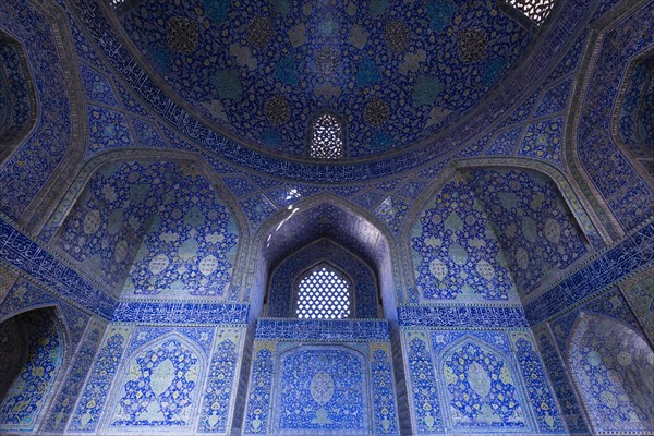 Inside Masjed-e Shah or Shah Mosque