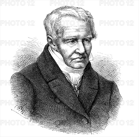 Portrait of Friedrich Wilhelm Heinrich Alexander von Humboldt