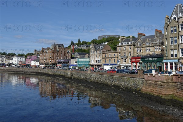 Port and city centre with McCaig's Tower