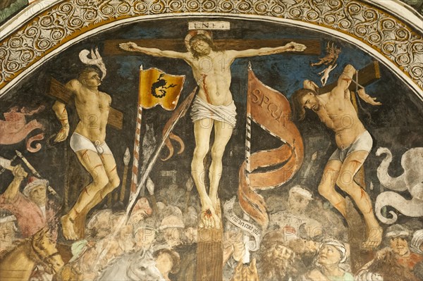 Famous crucifixion group by Hans Clemer