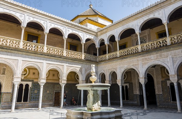 Inner courtyard with fountain