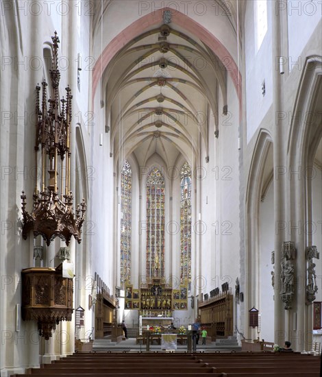 Chancel with Holy Blood Altar by Tilman Riemenschneider