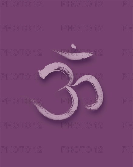 Sanscrit sacred symbol Om or Aum