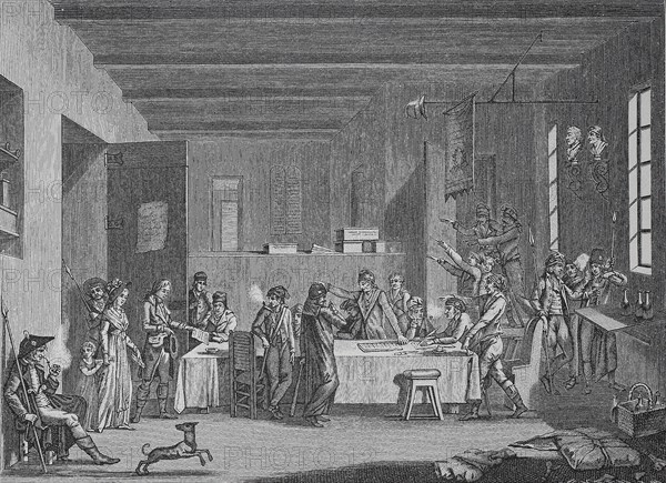 Meeting of a Revolutionary Committee under the Terror Government in Paris