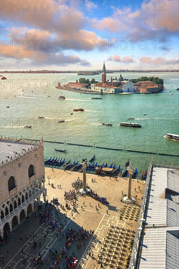 St Mark's Square and the Doges with the island of San Giorgio Maggiore