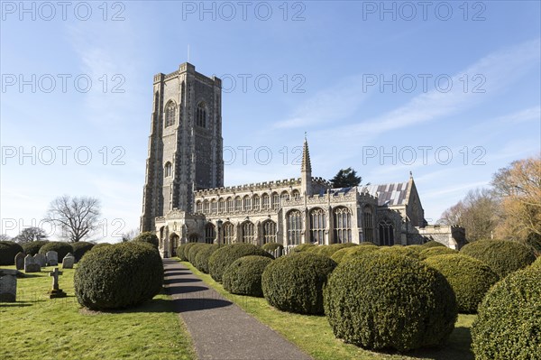 Historic village parish church of Saint Peter and Saint Paul