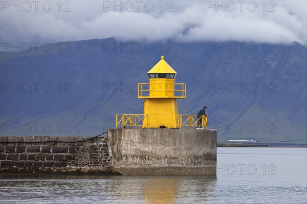 Lighthouse at the harbour entrance