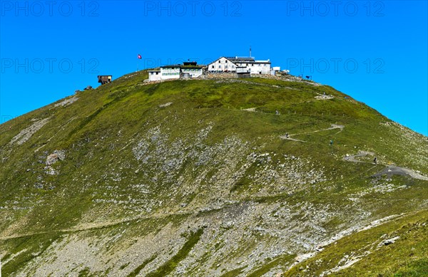 Mountain lodge Faulhorn on the Faulhorn summit