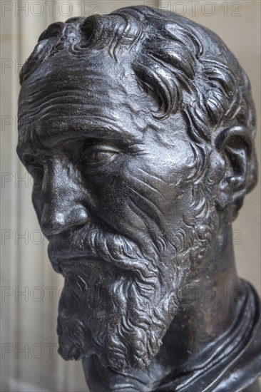 Bronze sculpture Michelangelo