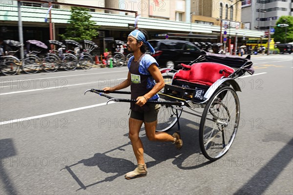 Rickshaw with Runner