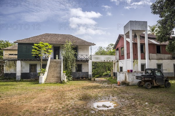 The steward's house and water tower