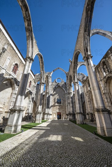 Destroyed church