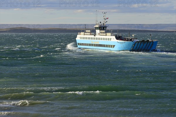 Ferry from Bahia Azul to Punta Delgada via the Strait of Magellan