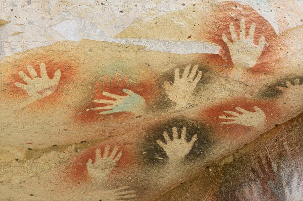 Cave paintings in the Cave of Hands