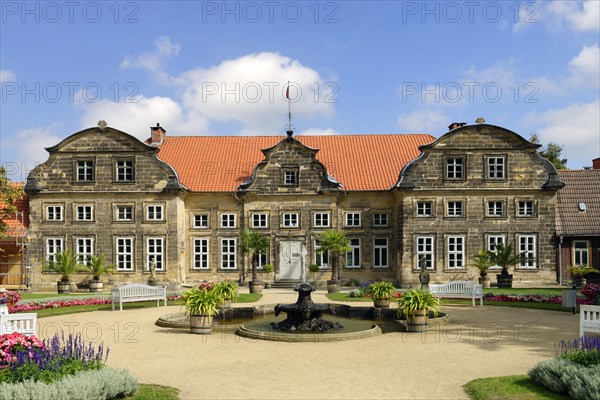 Small castle with baroque garden