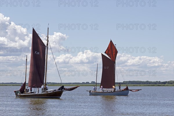 Zeesboots on Saaler Bodden