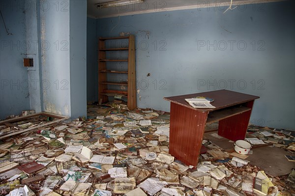 Destroyed classroom