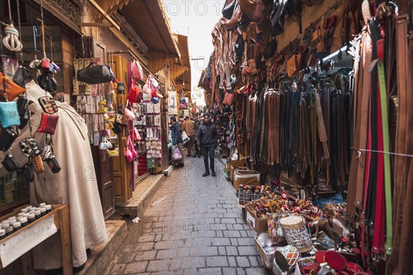 Narrow alley in a market