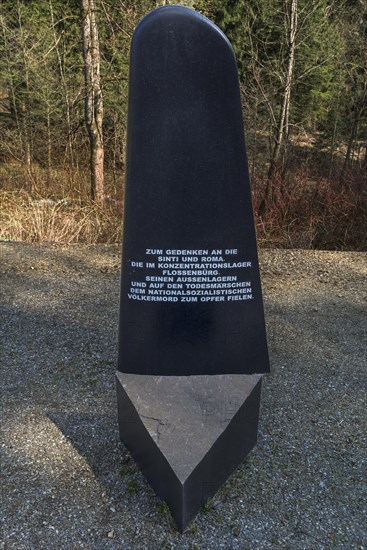 Memorial stone to the Sinti and Roma who fell victim to the Nazi regime