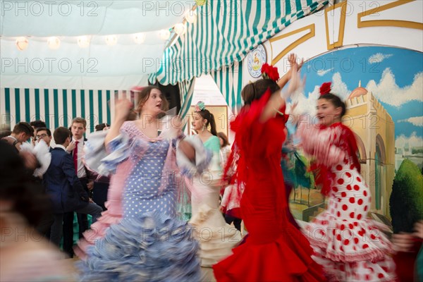 Dancing young women