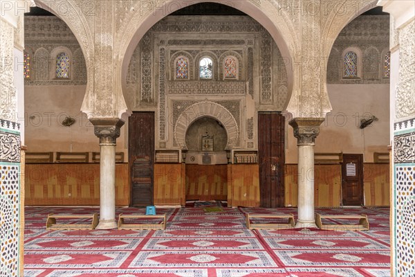 Interior of the Koranic school Medersa Bou Inania