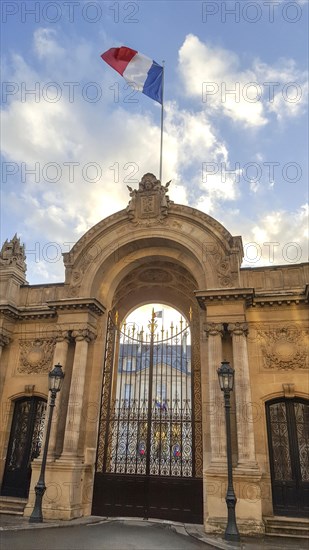 Entrance of Elysee palace